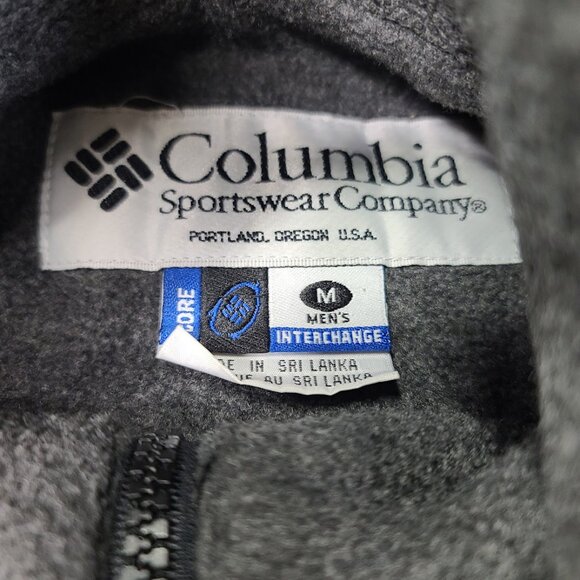 Columbia Men's Black Primaloft Interchange Reverse Snow Fleece Jacket Size M - Picture 6 of 7